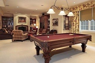 Pool table setup services in Pittsburgh.