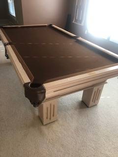 Olhausen 8' Pool Table with Ping Pong