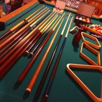 8Ft Slate Pool Table And Accessories